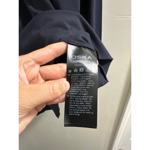 oska navy long sleeve tunic dress - Picture 4 of 8